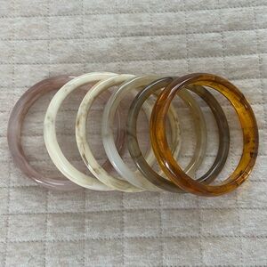 Elegant Multi-Color Bangle Set